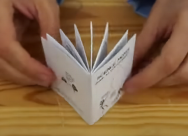 Easy Origami Book, How to Make a Book out of A4 Paper